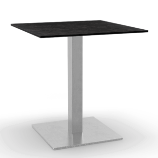 Dunkler Schiefer Edelstahl 50x50